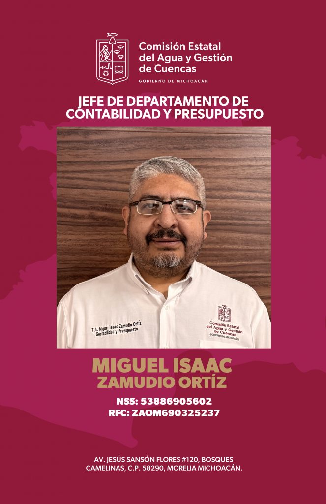 Credencial Oficial MIGUEL ISAAC ZAMUDIO ORTÍZ