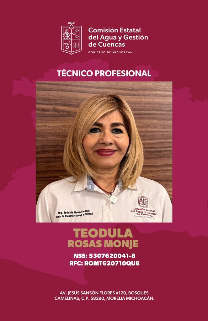Credencial Oficial TEODULA ROSAS MONJE