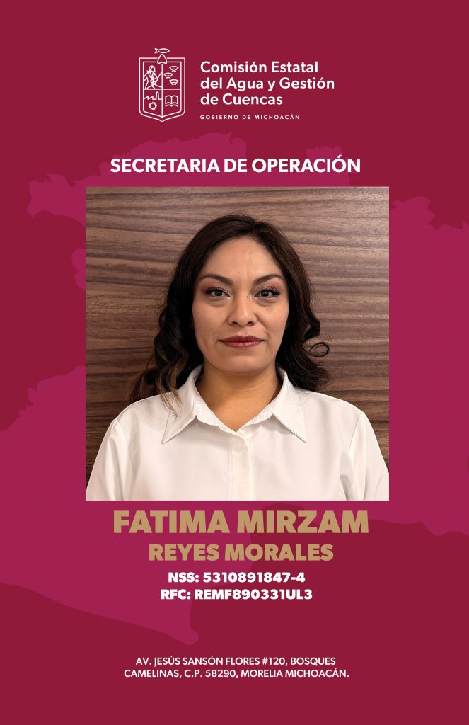 Credencial Oficial FATIMA MIRZAM REYES MORALES