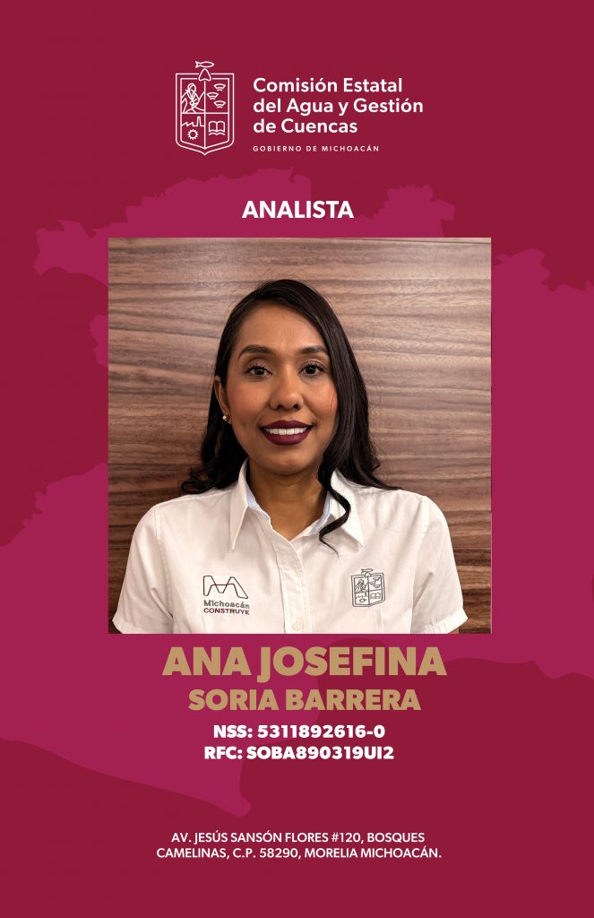 Credencial Oficial ANA JOSEFINA SORIA BARRERA