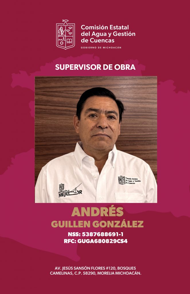 Credencial Oficial ANDRÉS GUILLEN GONZÁLEZ
