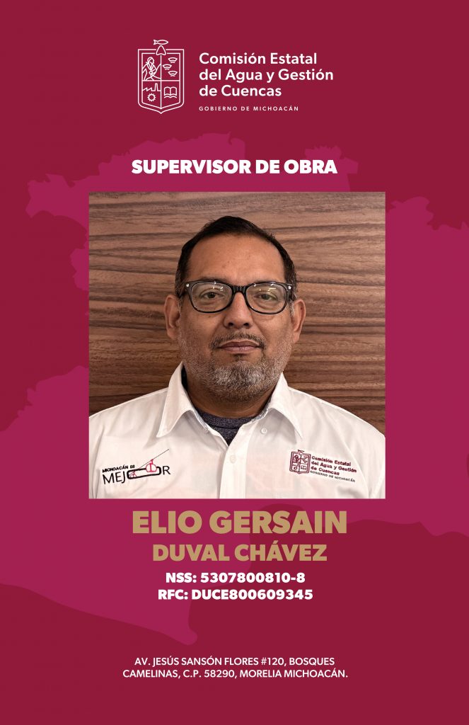 Credencial Oficial ELIO GERSAIN DUVAL CHÁVEZ