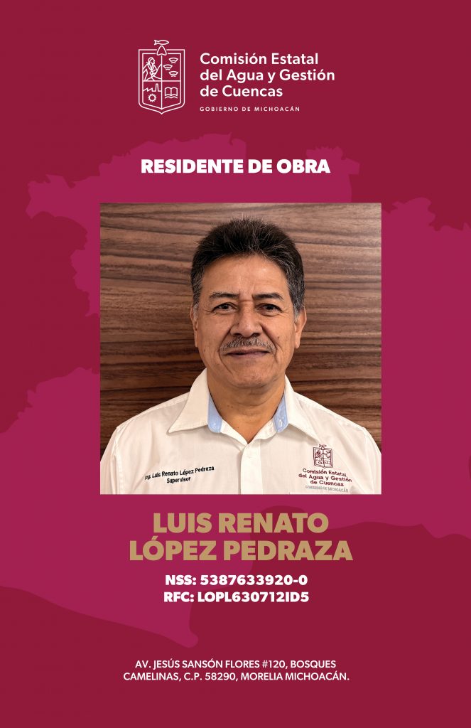 Credencial Oficial LUIS RENATO LÓPEZ PEDRAZA