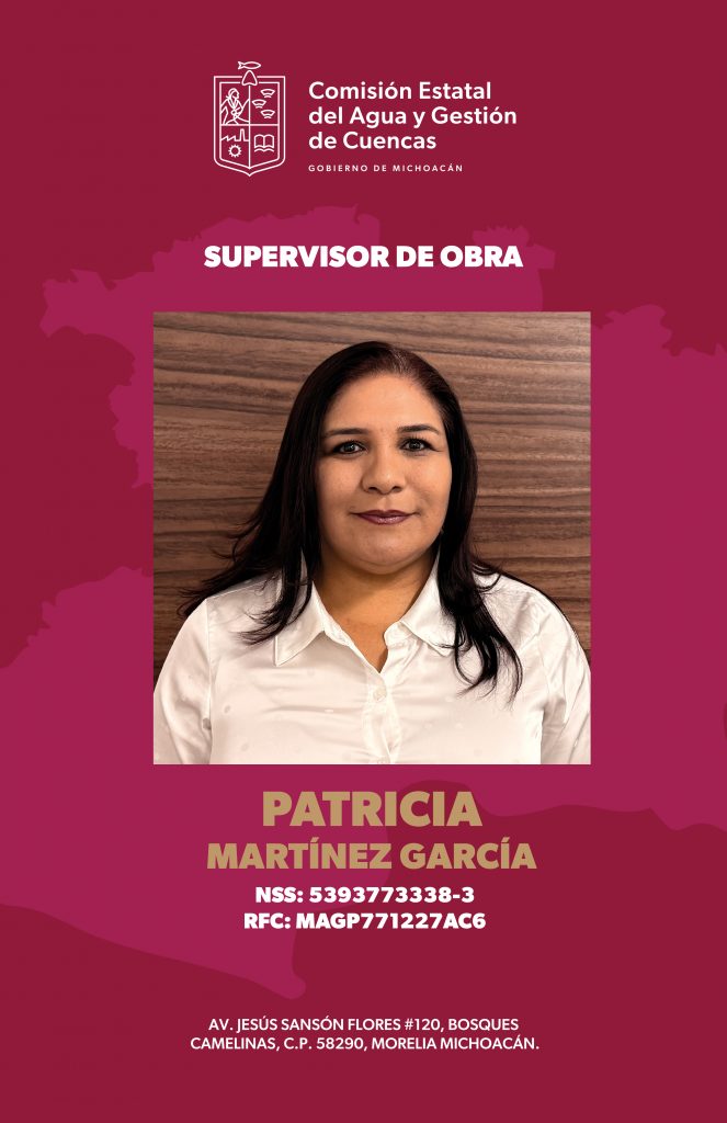 Credencial Oficial PATRICIA MARTÍNEZ GARCÍA